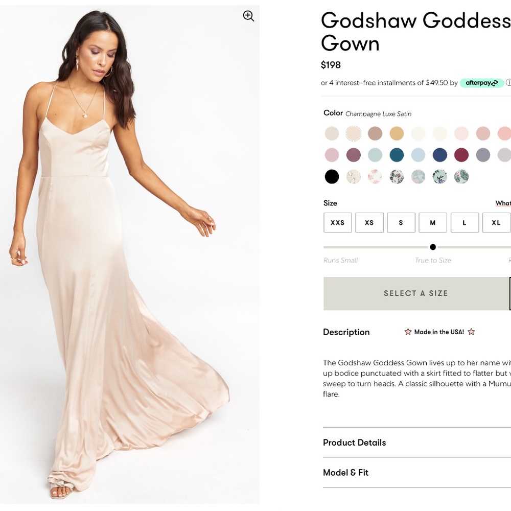 Godshaw Goddess Gown